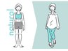 【骨格ナチュラルの方】巻肩・肩甲骨を骨格から改善!姿勢骨盤矯正コース¥2980