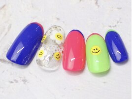 ニコちゃんネイル