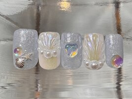 水色マーメイドオーロラ 11000円