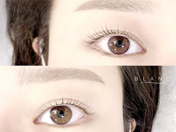 アイラッシュサロン ブラン 天王寺ミオ店(Eyelash Salon Blanc)の写真/魅力を引き出す魔法の様なデザイン力に感動★黄金比×骨格×地眉を見極めすっぴんでも可愛い垢抜け美眉に! 