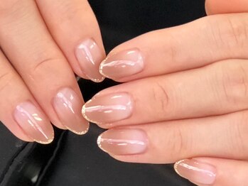 ネイルサロンクレール(CLAIR)/先端ラメ