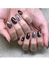 キャンネイル 金山店(Can Nail)/ブラックギャラクシーネイル☆