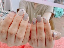 ネイルサロン ティプレシャス(T Precious)/上品お花ネイル♪