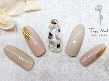 テセネイル(Tese Nail)/大人シェルネイル♪