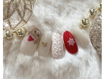 エクラ(eclat)/くまサンタ×ニット