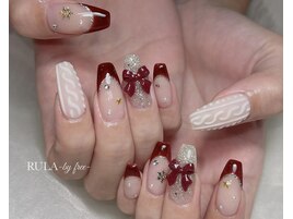 ボルドーフレンチネイル