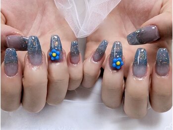 フローラ/チップ長さだしグラデーション