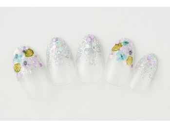 アトリエプラスエヌ(Atelier+N)/【アートコース】紫陽花押し花