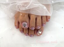 エモナネイル 博多駅前(Emona Nail)/【フット】キティちゃん×クロム