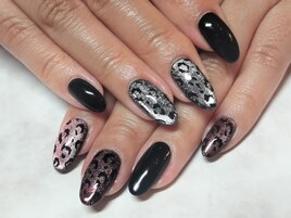ヒョウ柄ネイル