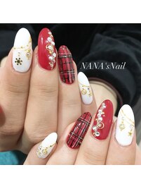 可愛い冬ネイル