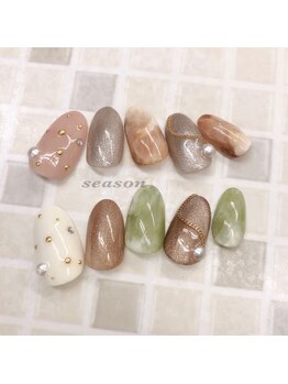 ネイルサロン シーズン(Nail Salon season)/定額★10、11月プチseason¥7150