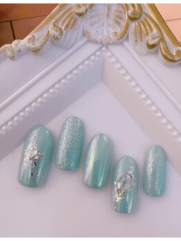 ネイルファクトリー 横浜ベイクォーター店/オーロラデザイン¥9000