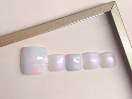 パステルフットネイル　¥7800