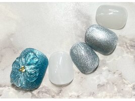 FOOTサマークリアフラワー♪