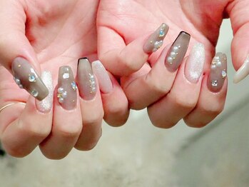 ソアラスネイル(Soaras Nail)の写真/【アートつけ放題¥11000～】長さ出しが初めての方にもオススメ◎話題の次世代ジェルチップGEL-X使用★