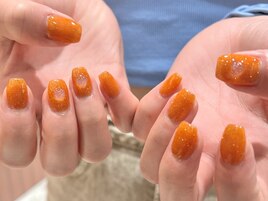 オレンジネイル