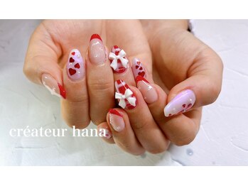 クレアトゥール 華/ガーリーネイル