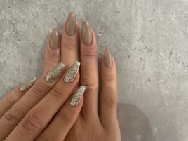 87 冬ワンカラーネイル