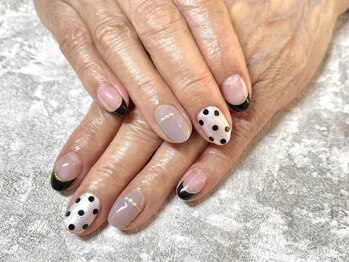 ネイルサロン メイプル(Nail Salon maple)/フレンチ&ドット