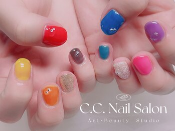 シーシーネイルサロン 池袋(C.C.Nail salon)/可愛い持ち込みデザイン