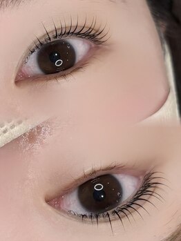 シャルム(Charme)の写真/【当店人気☆まつ毛パーマ】自まつ毛派の方にもオススメ◎朝のメイク時間が短縮され、すっぴん美人に♪