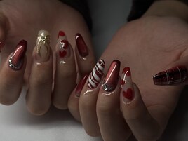 チェックネイル