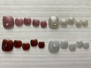 ウサギネイル(usagi nail)/フット定額(シンプル￥5400)