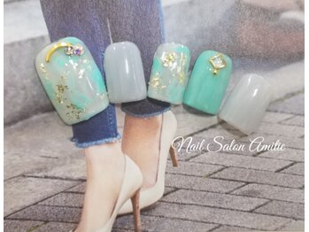 ネイルサロン アミティエ(Nail Salon Amitie)/ニュアンス大人footネイル