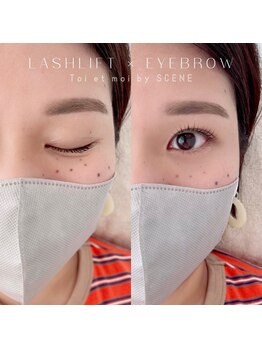 トワエモア バイ シーン(Toi et moi by SCENE)/ラッシュリフト×アイブロウ
