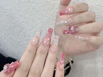 ドリーミー ネイル 上野(Dreamy Nail)の写真/《毎月デザイン更新》トレンドネイルや季節に合わせたデザインも◎大好きを詰め込んだお気に入りの指先に♪