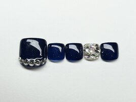 シンプル埋め尽くしネイル＊°.