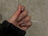 【HAND】光沢感ミラー/上品オーロラネイル　¥6500