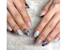 ルミナ 前橋店(Lumina)/アーガイル柄ネイル