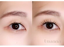 ルアンナ(Luanna)/パーマ残りにLEDマツエク