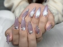 カナネイル(KANA.nail)/長さだし大人キレイネイル