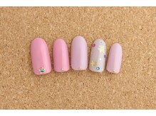 ネイルサロン ブランロール 白金店(Nail Salon Blanl'or)/ピンク×結晶
