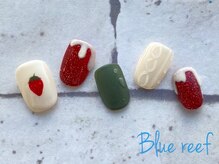 ネイルアンドまつげエクステ ブルーリーフ 四谷三丁目店(Blue Reef)/ニットネイル