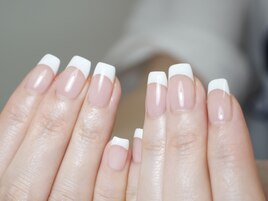 フレンチネイル　オフィスピンク