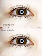 マーキュリーカール RIGOLETTO久喜店内(Mercury Curl)/上まつ毛パーマ×下エクステ