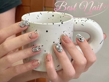Best Nail 銀座店【ワンホンネイル・スカルプ・パラジェル・上品ジェルネイル】/埋め尽くしデザインネイル