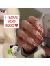 【長さ出し10本 + 持ち込みデザイン】ハンド ジェルネイル フィルイン