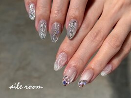 キラッとホログラムネイル