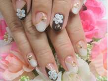 バーグ(bague)/フラワーネイル