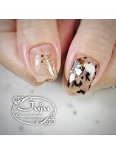 ジュジュ(Juju)/夏の豹柄ネイル