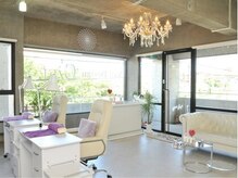 ネイルデザイン シエル(nail design CiEL)の雰囲気（施術スペースもスタイリッシュ☆）