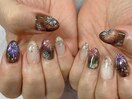 花火ネイル