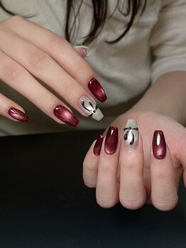 クリスマスネイル