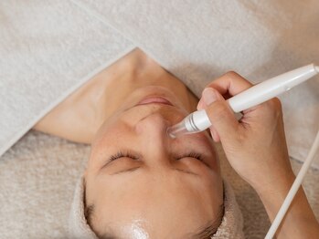 リンクアンドボーテ 大垣(Link&Beaute)の写真/年齢と共に気になる毛穴に溜まった角質を除去+丁寧な洗顔~パックのトータルケアで理想の水光肌へ導きます◎