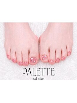 パレット 上尾店(palette)の写真/《個室で周りを気にせず》シンプル・オシャレなアートまで対応可♪サンダル映えするときめくフットネイル♪